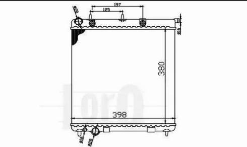 Loro 009-017-0046 - Radiators, Motora dzesēšanas sistēma ps1.lv