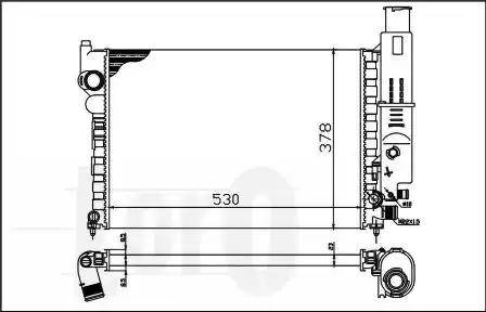 Loro 009-017-0005 - Radiators, Motora dzesēšanas sistēma ps1.lv