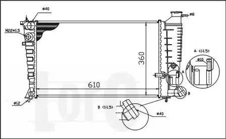 Loro 009-017-0031 - Radiators, Motora dzesēšanas sistēma ps1.lv