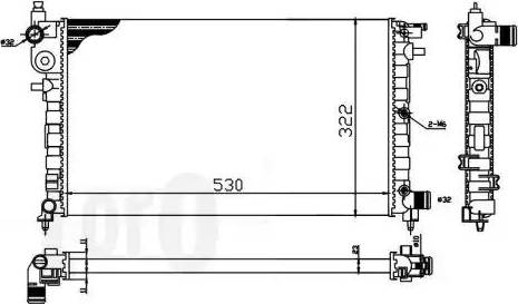 Loro 009-017-0026 - Radiators, Motora dzesēšanas sistēma ps1.lv