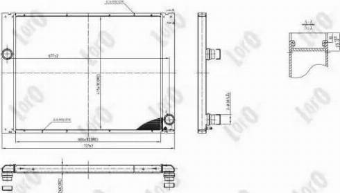 Loro 004-017-0042-B - Radiators, Motora dzesēšanas sistēma ps1.lv