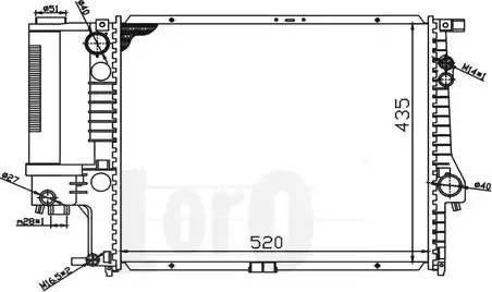 Loro 004-017-0003 - Radiators, Motora dzesēšanas sistēma ps1.lv