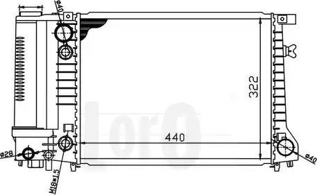 Loro 004-017-0018 - Radiators, Motora dzesēšanas sistēma ps1.lv