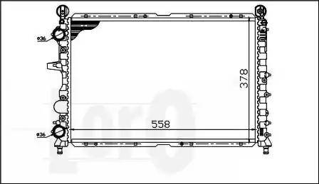 Loro 016-017-0042 - Radiators, Motora dzesēšanas sistēma ps1.lv