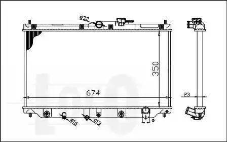 Loro 018-017-0012 - Radiators, Motora dzesēšanas sistēma ps1.lv