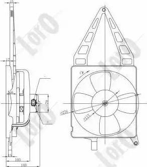 Loro 037-014-0023 - Ventilators, Motora dzesēšanas sistēma ps1.lv