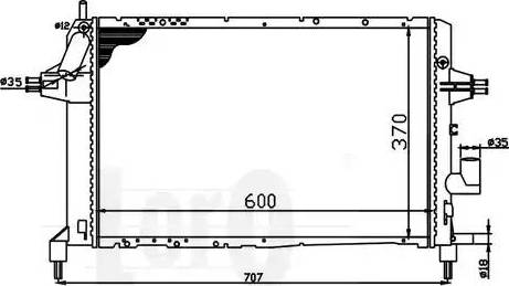 Loro 037-017-0045 - Radiators, Motora dzesēšanas sistēma ps1.lv