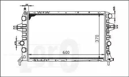 Loro 037-017-0021-X - Radiators, Motora dzesēšanas sistēma ps1.lv