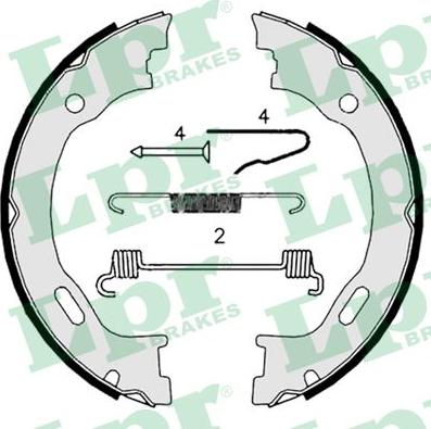LPR 08719 - Bremžu loku kompl., Stāvbremze ps1.lv