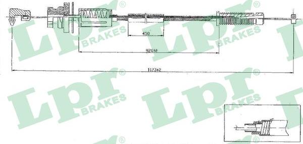 LPR C0079A - Akseleratora trose ps1.lv