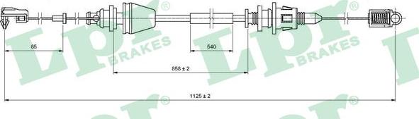 LPR C0146A - Akseleratora trose ps1.lv