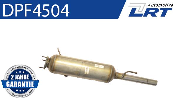 LRT DPF4504 - Nosēdumu / Daļiņu filtrs, Izplūdes gāzu sistēma ps1.lv