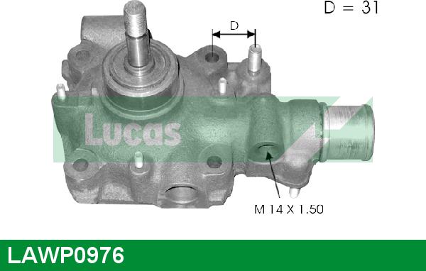 LUCAS LAWP0976 - Ūdenssūknis ps1.lv