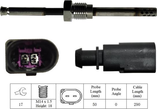 LUCAS LGS7085 - Devējs, Izplūdes gāzu temperatūra ps1.lv