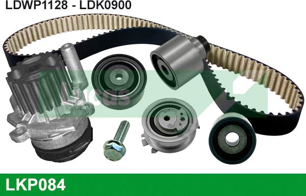 LUCAS LKP084 - Ūdenssūknis + Zobsiksnas komplekts ps1.lv