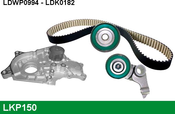 LUCAS LKP150 - Ūdenssūknis + Zobsiksnas komplekts ps1.lv