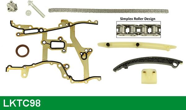 LUCAS LKTC98 - Sadales vārpstas piedziņas ķēdes komplekts ps1.lv