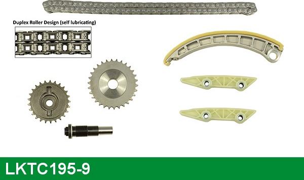 LUCAS LKTC195-9 - Sadales vārpstas piedziņas ķēdes komplekts ps1.lv