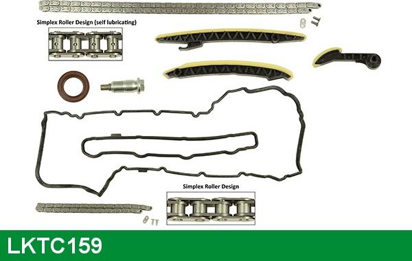 LUCAS LKTC159 - Sadales vārpstas piedziņas ķēdes komplekts ps1.lv