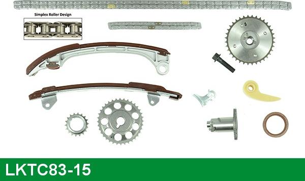 LUCAS LKTC83-15 - Sadales vārpstas piedziņas ķēdes komplekts ps1.lv