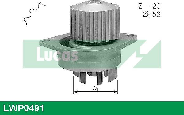 LUCAS LWP0491 - Ūdenssūknis ps1.lv