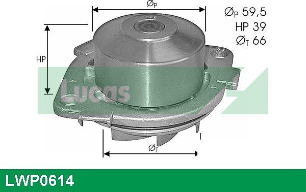 LUCAS LWP0614 - Ūdenssūknis ps1.lv