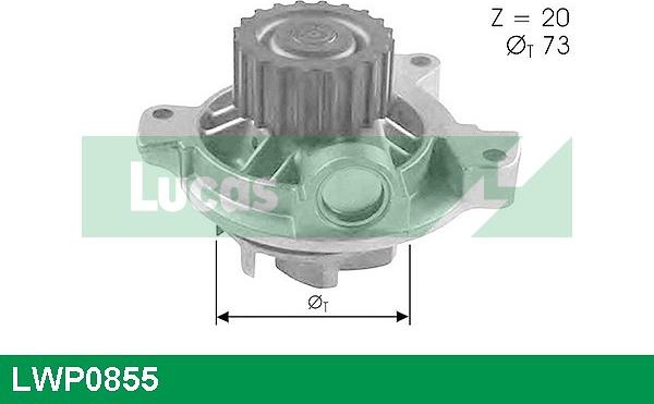 LUCAS LWP0855 - Ūdenssūknis ps1.lv