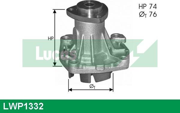 LUCAS LWP1332 - Ūdenssūknis ps1.lv