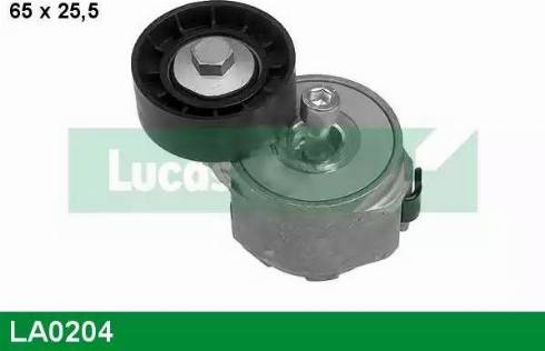 Lucas Engine Drive LA0204 - Spriegotājrullītis, Gāzu sadales mehānisma piedziņas siksna ps1.lv