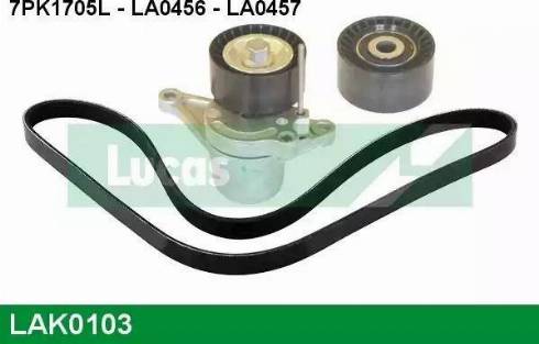 Lucas Engine Drive LAK0103 - Ķīļrievu siksnu komplekts ps1.lv