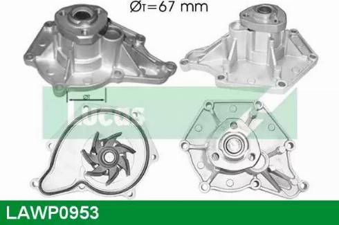 Lucas Engine Drive LAWP0953 - Ūdenssūknis ps1.lv