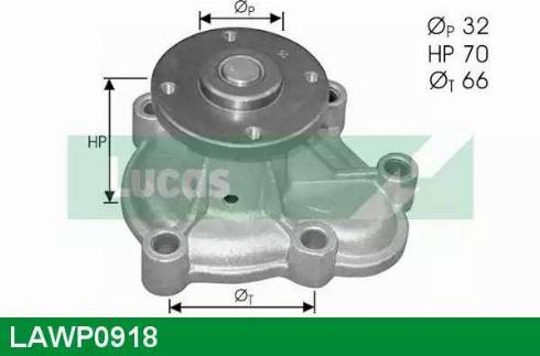 Lucas Engine Drive LAWP0918 - Ūdenssūknis ps1.lv