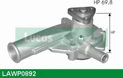 Lucas Engine Drive LAWP0892 - Ūdenssūknis ps1.lv