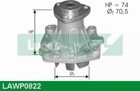 Lucas Engine Drive LAWP0822 - Ūdenssūknis ps1.lv