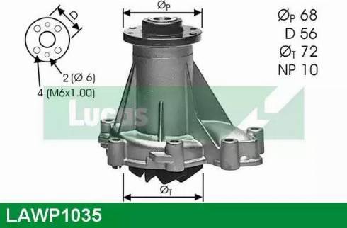 Lucas Engine Drive LAWP1035 - Ūdenssūknis ps1.lv