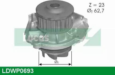 Lucas Engine Drive LDWP0693 - Ūdenssūknis ps1.lv