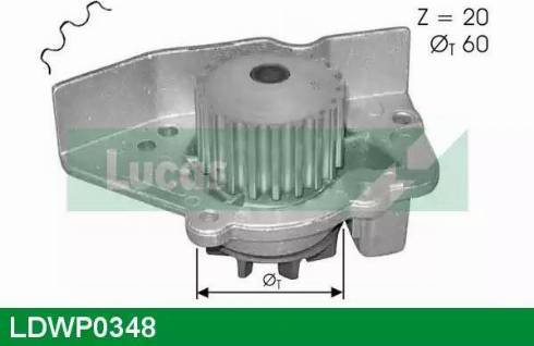 Lucas Engine Drive LDWP0348 - Ūdenssūknis ps1.lv