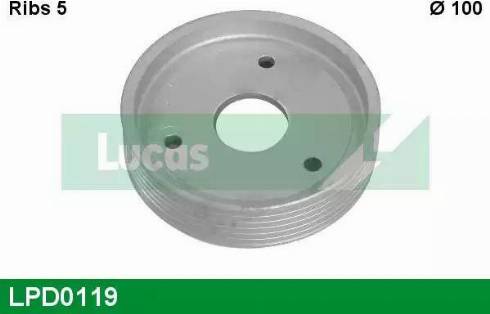 Lucas Engine Drive LPD0119 - Piedziņas skriemelis, Servopiedziņas sūknis ps1.lv