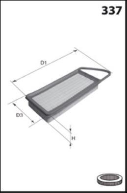 Lucas Filters LFAF561 - Gaisa filtrs ps1.lv