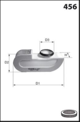 Lucas Filters LFAF244 - Gaisa filtrs ps1.lv