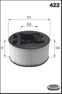 Lucas Filters LFAF489 - Gaisa filtrs ps1.lv