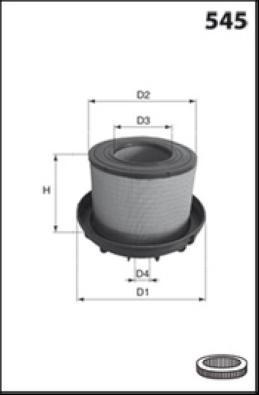 Lucas Filters LFAF713 - Gaisa filtrs ps1.lv