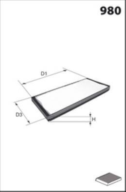 Lucas Filters LFCP131 - Filtrs, Salona telpas gaiss ps1.lv