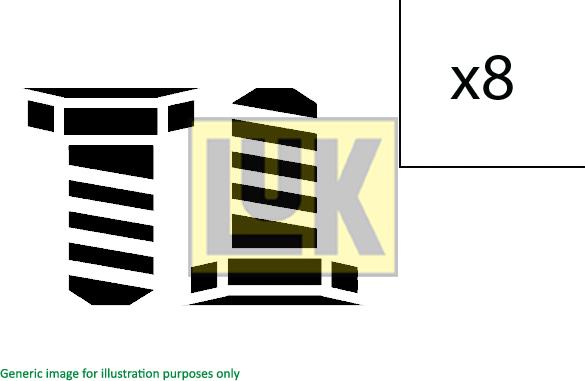 LUK 411 0159 10 - Skrūvju komplekts, Spararats ps1.lv