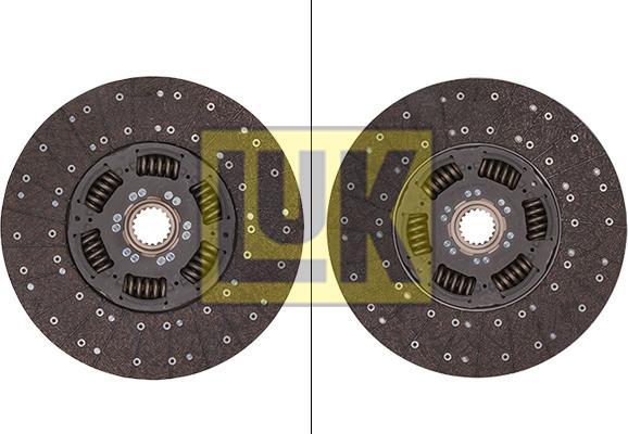 LUK 343 0222 10 - Sajūga disks ps1.lv