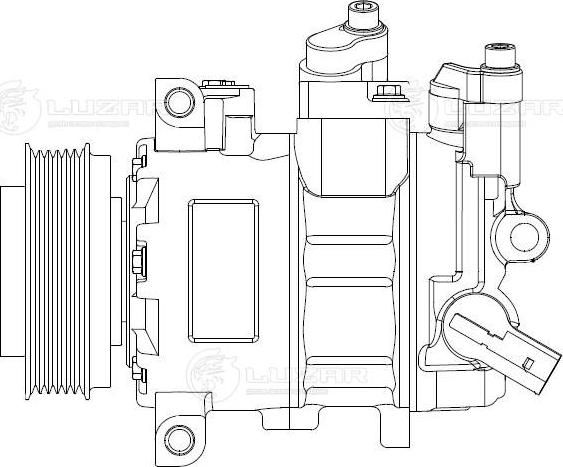 Luzar LCAC 1880 - Kompresors, Gaisa kond. sistēma ps1.lv