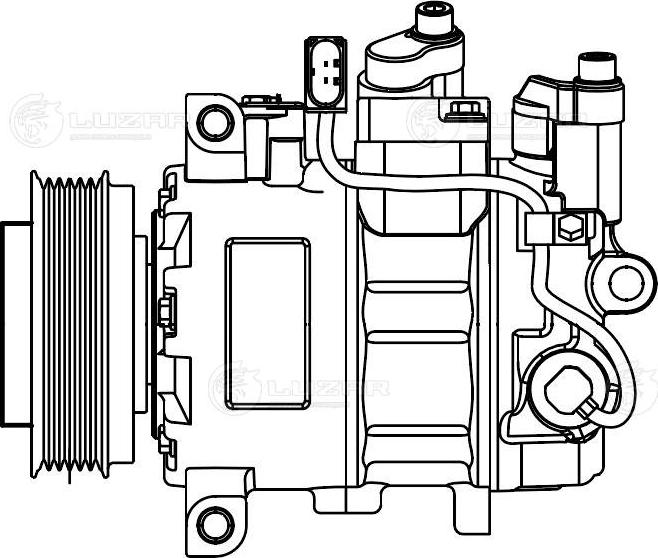 Luzar LCAC 1870 - Kompresors, Gaisa kond. sistēma ps1.lv