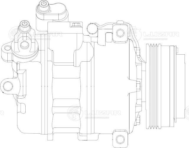 Luzar LCAC 2683 - Kompresors, Gaisa kond. sistēma ps1.lv
