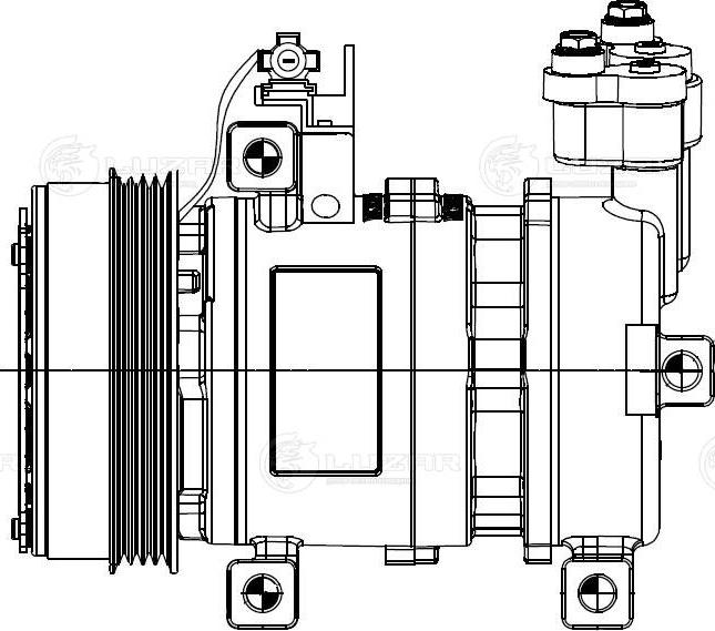 Luzar LCAC2212 - Kompresors, Gaisa kond. sistēma ps1.lv