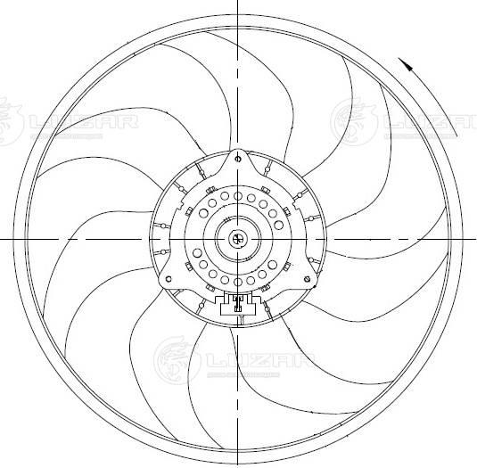 Luzar LFc 1680 - Ventilators, Motora dzesēšanas sistēma ps1.lv
